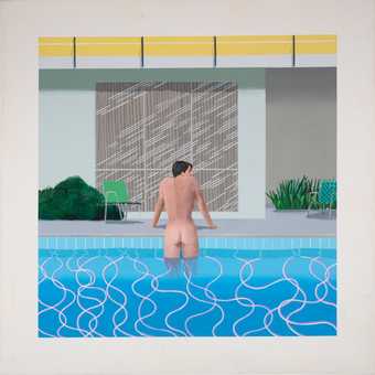 David Hockney Peter Getting out of Nick's Pool 1966