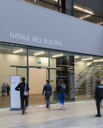 Entrance to the Natalie Bell building.