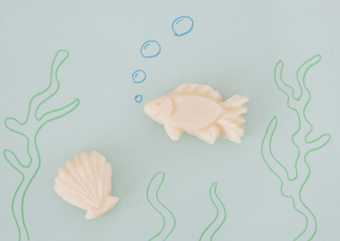 Photograph of soap carving activity 