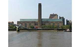 photograph of tate modern from across the river